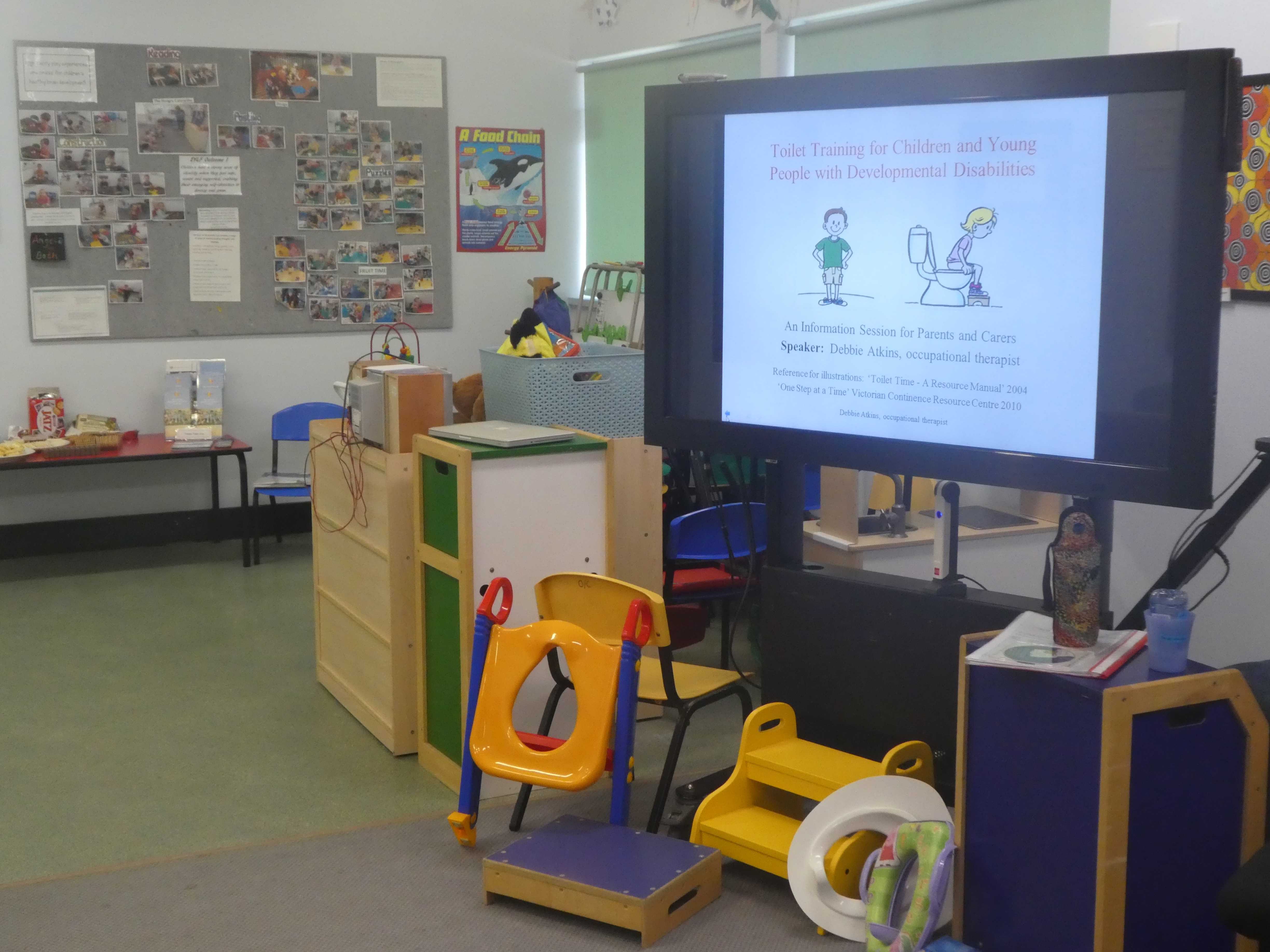 Parent information session at Bains Road Preschool